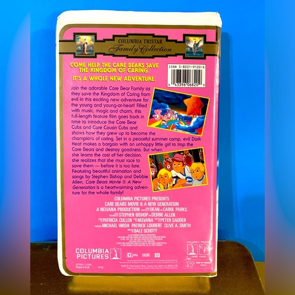 CARE BEARS 1986 MOVIE II A NEW GENERATION COLUMBIA TRISTA COLLECTION VHS 77min - Picture 3 of 13